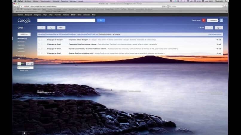 imagen de tema personal a gmail