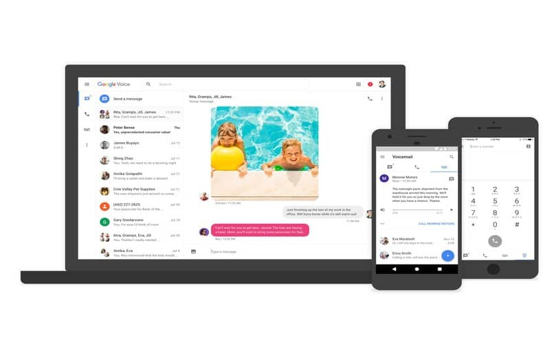 conecta varios equipos a google voice