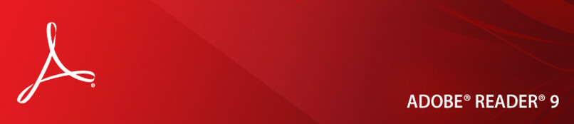 logo basico de adobe reader version nueve