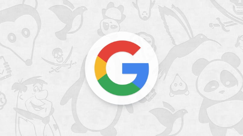 logo android de google fondo gris