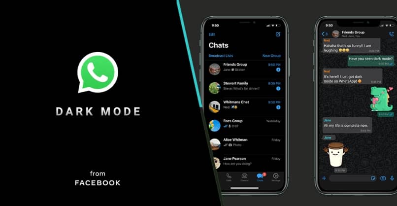 Activa el modo oscuro de whatsApp desde tu iPhone o android