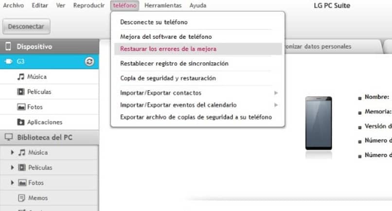 opciones a la hora de rooter lg g4