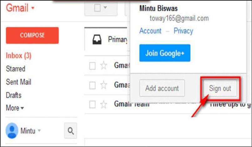 cerrar gmail dispositivos