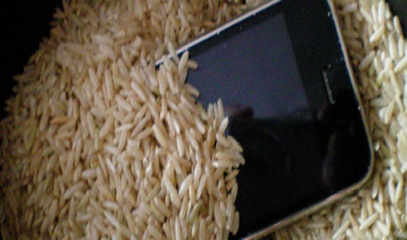 truco salvar movil mojado