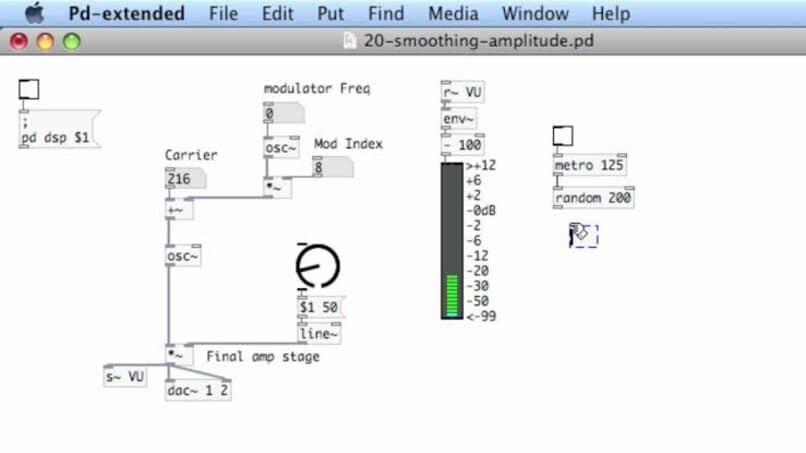 objetos creados utilizar texto