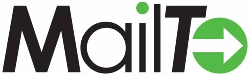 nombre de mailto sobre un fondo color blanco