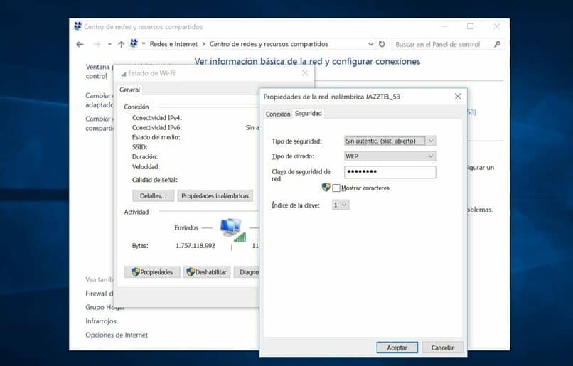 clave de seguridad de red