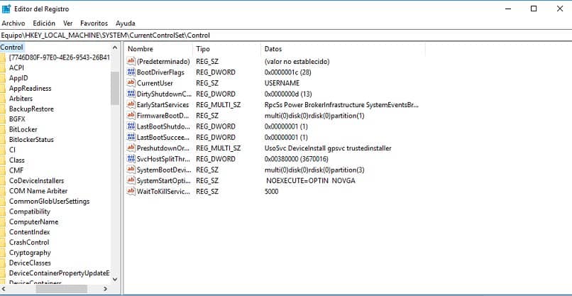 como utilizar el registro de windows