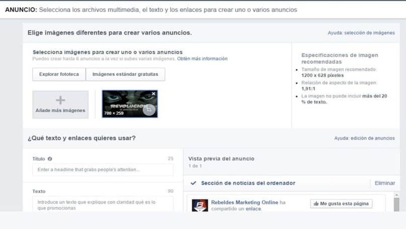 configurar o programar publicaciones en facebook