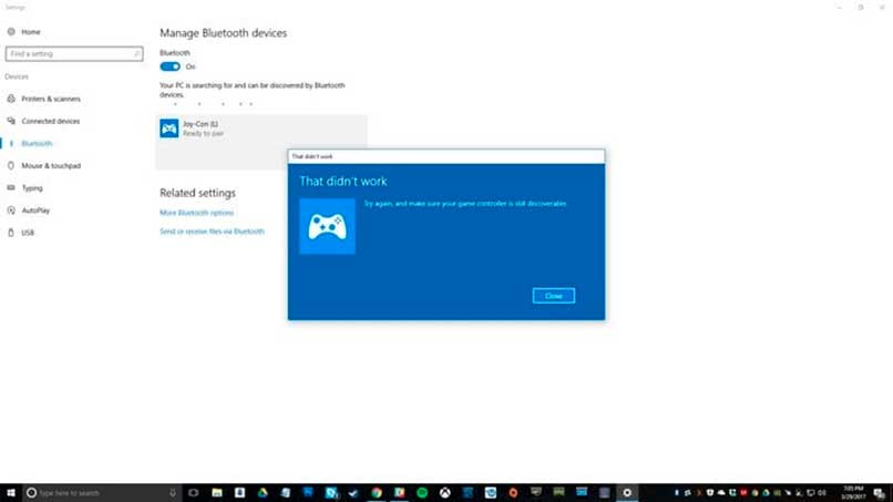 Vincular control Joy-Con con una PC
