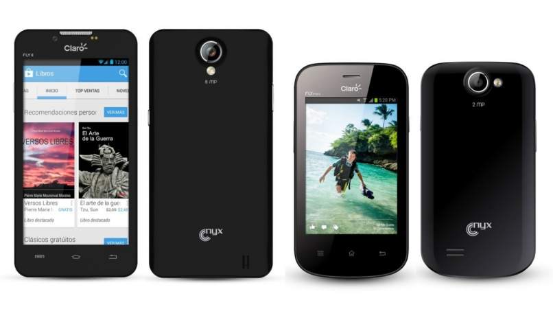 celulares nyx color negro diferente referencia