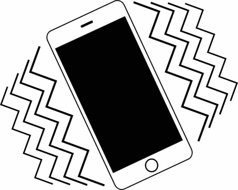 dibujo celular iphone vibrando