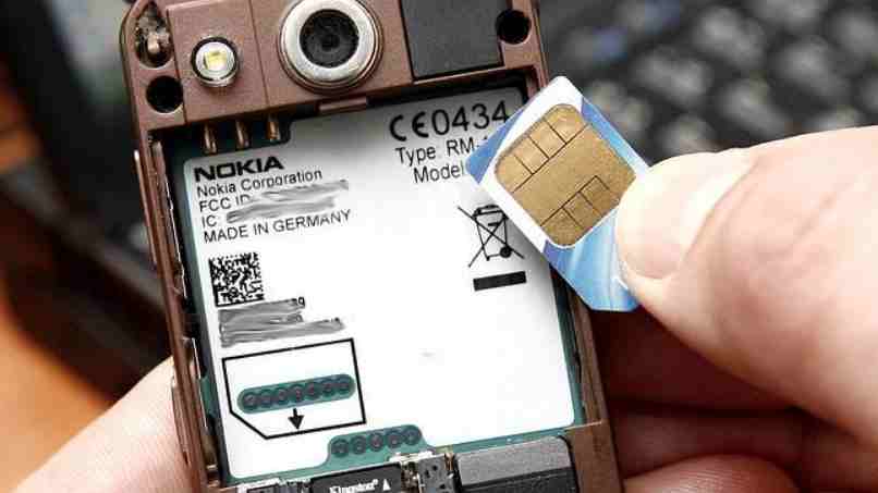 celular nokia sim card abierto