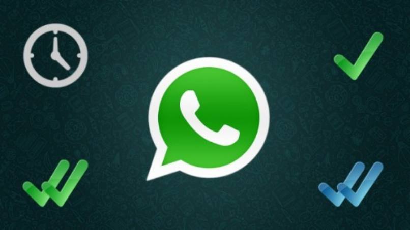 logo whatsapp visto error enviar mensajes fondo oscuro