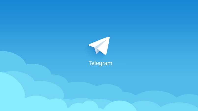 telegram fondo azul papalote volando