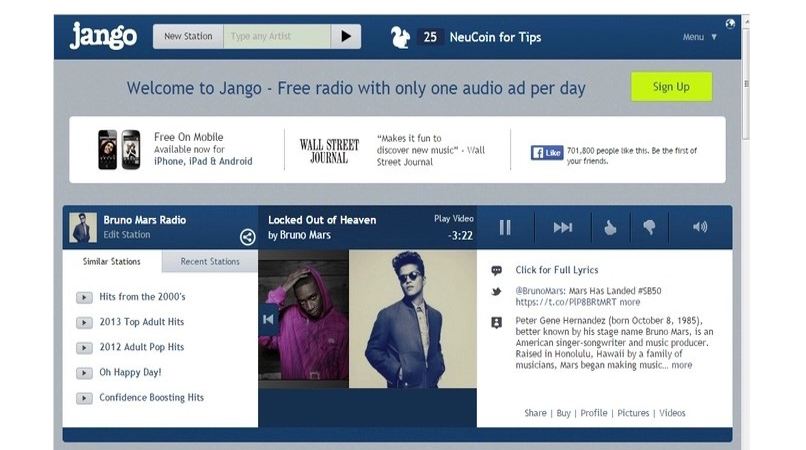 escuchar radio app jango