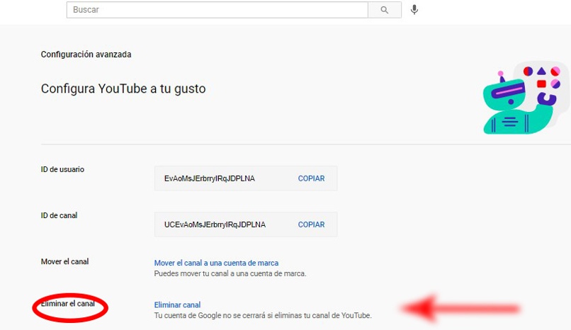 desinstalar canal