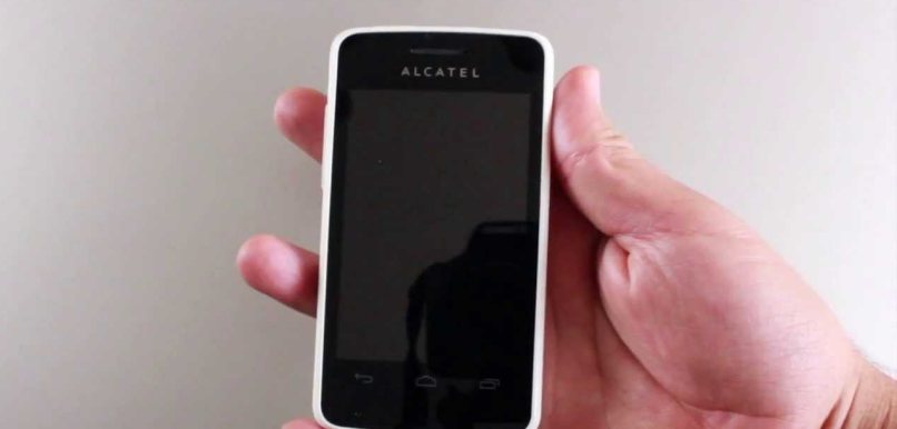 alcatel blanco apagado