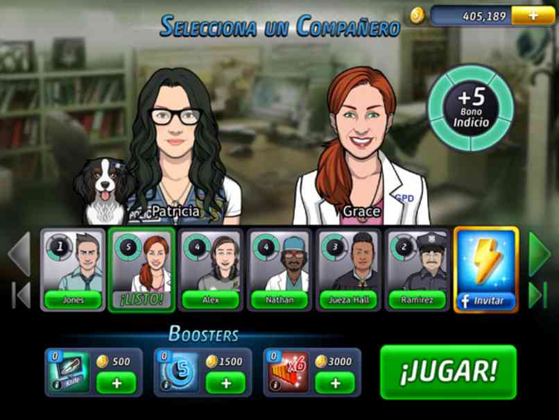 personajes seleccion companero