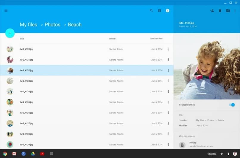 trabajando con material design