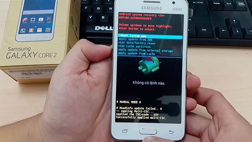 reinicio de fabrica o hard reset