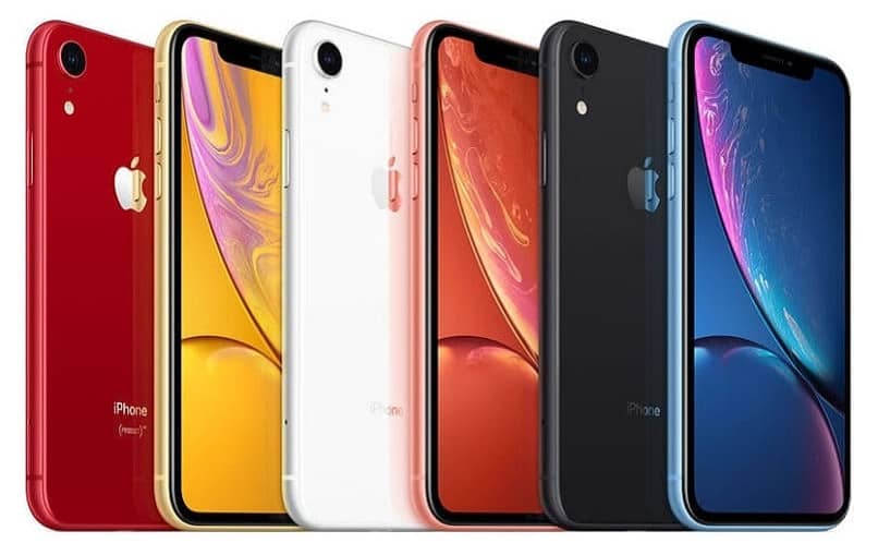 iphones de varios colores