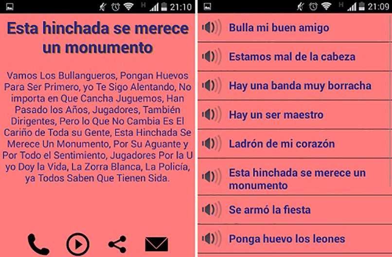 bajar canticos u chile