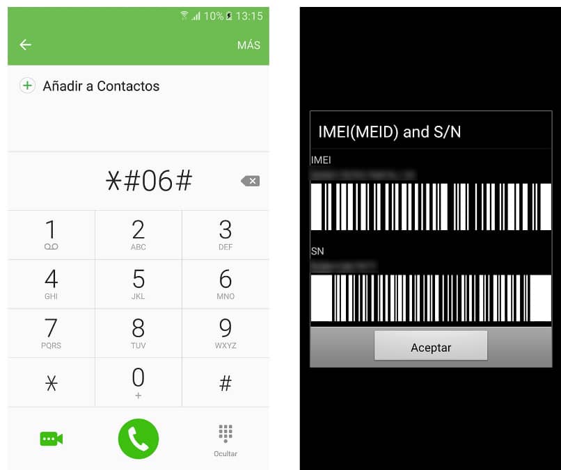codigo imei telefono