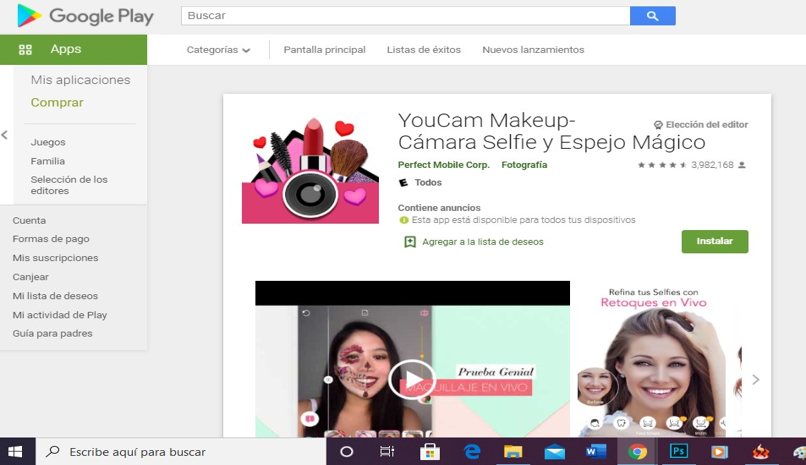 maquilla foto online