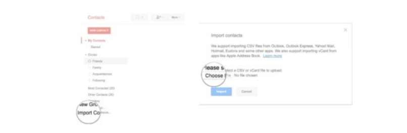 importar contactos antiguos
