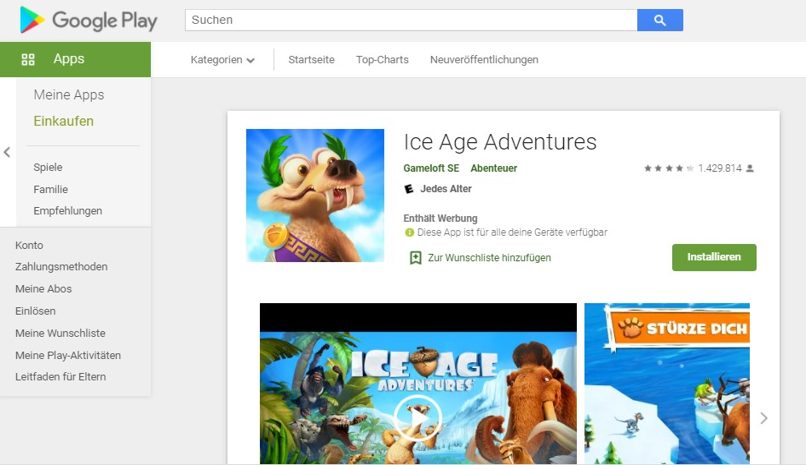 era hielo app juego android