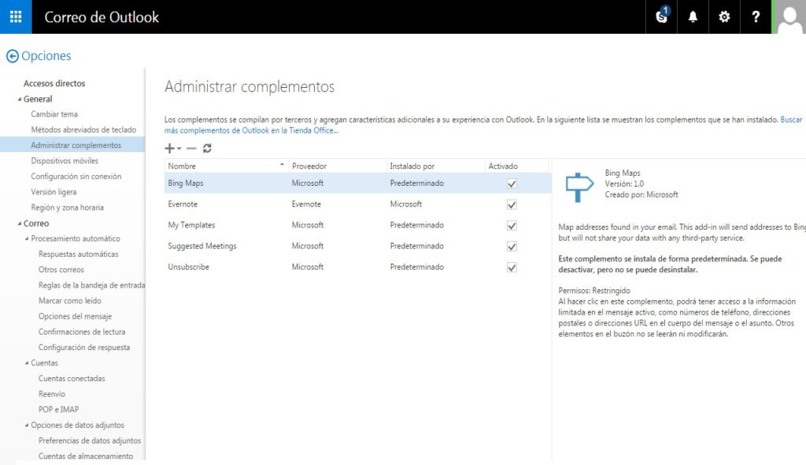 lista distribucion outlook