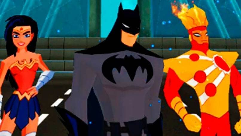 personajes juego super heroes dc comics