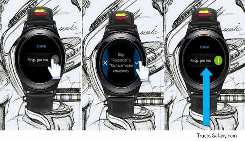 contestar llamar smart watch