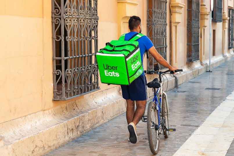 uber eats bicicleta