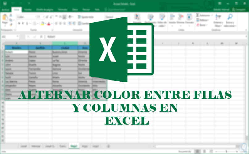 aftale uudgrundelig Muldyr Cómo Alternar Color entre Filas y Columnas de Excel para que se vea Mejor?  | Mira Cómo Hacerlo
