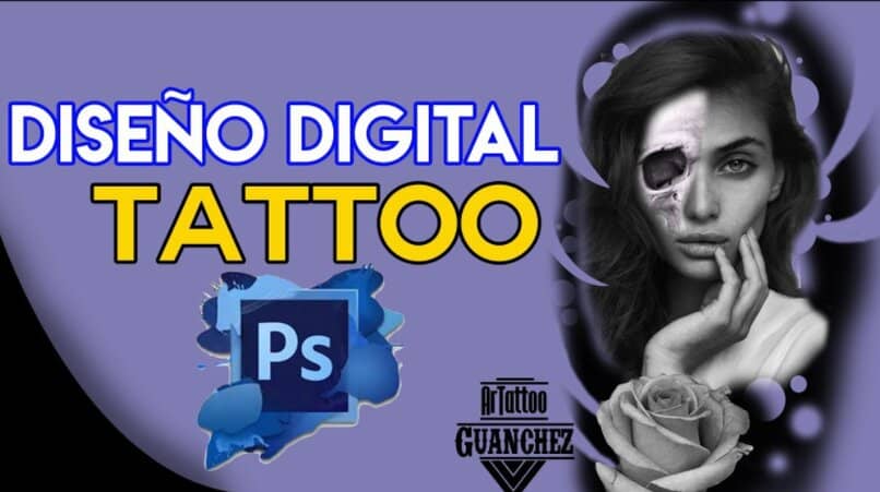 ¿Cómo usar Photoshop para diseñar mi propio tatuaje? Manualmente o con imágenes